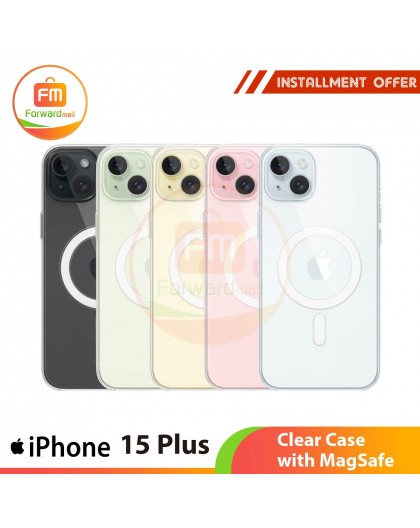 iPhone 15 Plus Clear Case with MagSafe