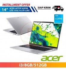 【IND】ACER LAPTOP ASPIRE LITE 14 AL14-37P-32RZ 14" (i3/8GB/512GB)