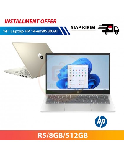 【IND】Laptop HP 14-em0530AU 14" (R5/8GB/512GB)
