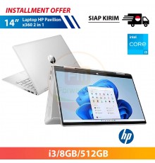 【IND】Laptop HP Pavilion x360 2 in 1 14" (i3/8GB/512GB)