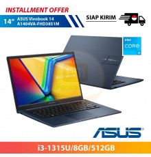 【IND】ASUS Vivobook 14 A1404VA-FHD3851M 14" i3-1315U/8GB/512GB