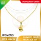 SUN WOMEN'S 999.9 GOLD NECKLACE SET 019: 42cm