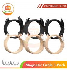 Looploop 磁吸式傳輸充電線 3入組 