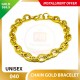 CHAIN 999.9 GOLD BRACELET - 040: 17.5cm