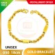 UNISEX 999.9 GOLD BRACELET - 050: 18cm