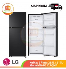【IND】LG Kulkas 2 Pintu 235L / 217L - Model GN-B212PQNF