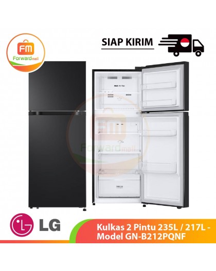 【IND】LG Kulkas 2 Pintu 235L / 217L - Model GN-B212PQNF