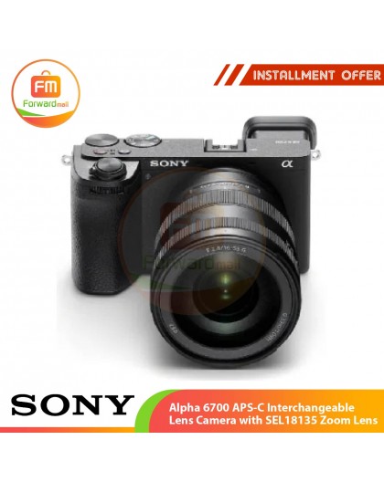 Sony Alpha 6700 APS-C Interchangeable Lens Camera with SEL18135 Zoom Lens