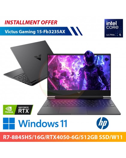 HP Victus Gaming 15-FB3235AX (R7-8845HS/16G/512GB SSD/RTX4050-6G/W11)