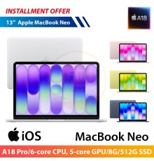 Apple MacBook Neo 13" (A18 Pro/6‑core CPU, 5‑core GPU/8G/512G SSD)