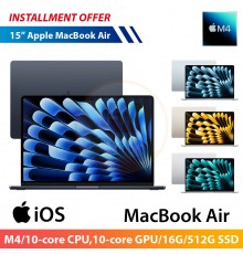 Apple MacBook Air 15"(M4/10‑core CPU,10‑core GPU/16G/512G SSD)