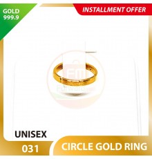 CIRCLE 999.9 GOLD RING - 031