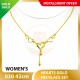 HEART5 WOMEN'S 999.9 GOLD NECKLACE SET 030: 42cm