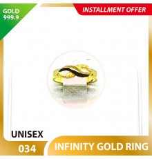 INFINITY 999.9 GOLD RING - 034