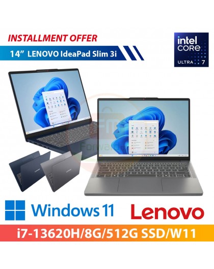 LENOVO IdeaPad Slim 3i 14"(i7-13620H/8G/512G SSD/W11)