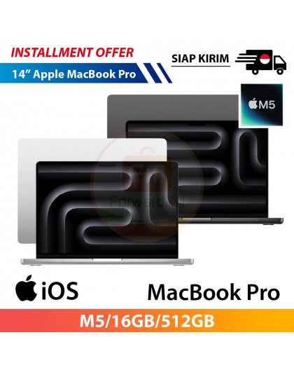 【IND】Apple MacBook Pro 14"(M5/10‑core CPU,10‑core GPU/16G/512G SSD)