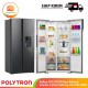【IND】Kulkas POLYTRON New Belleza Inverter 2 pintu Side-by-side PRS 480X