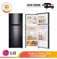 【IND】LG Kulkas 2 Pintu 202L – GN-B202SQIF