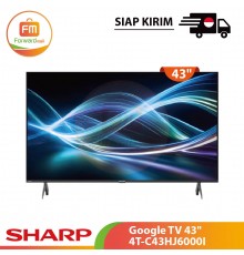 【IND】SHARP Google TV 43" 4T-C43HJ6000I