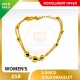 3 DISCO 999.9 GOLD BRACELET - 058 15-18cm