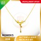 BUTTERFLY 999.9 GOLD NECKLACE SET 038: 42cm