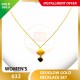 GEOGLOW 999.9 GOLD NECKLACE SET 032: 42cm