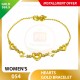 HEARTS 999.9 GOLD BRACELET - 054 17cm