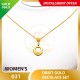 ORBIT 999.9 GOLD NECKLACE SET 031: 42cm