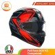 Full Face AGV K3 Compound Black Red