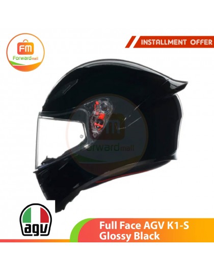 AGV K1S Black 亮黑 全罩式安全帽