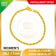 AURELIA CHAIN 999.9 GOLD BRACELET - 062 17cm