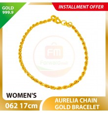 AURELIA CHAIN 999.9 GOLD BRACELET - 062 17cm