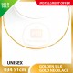 UNISEX GOLDEN SILK 999.9 GOLD NECKLACE - 034: 51cm 