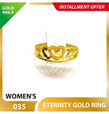 ETERNITY 999.9 GOLD RING - 035