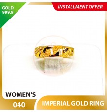IMPERIAL 999.9 GOLD RING - 040