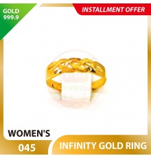 INFINITY 999.9 GOLD RING - 045