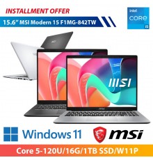 MSI Modern 15 F1MG-842TW 15.6" (Core 5-120U/16G/1TB SSD/W11P)