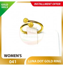 LUNA DOT 999.9 GOLD RING - 041
