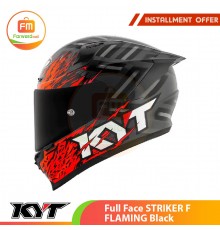 Full Face Striker F Flaming Black
